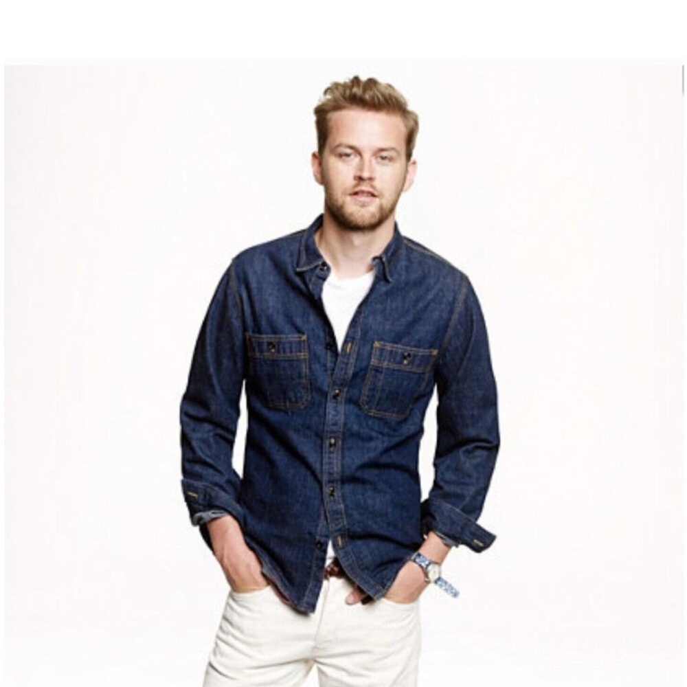 J Crew Denim Button-down Shirt (New York Sportsmen edition)
